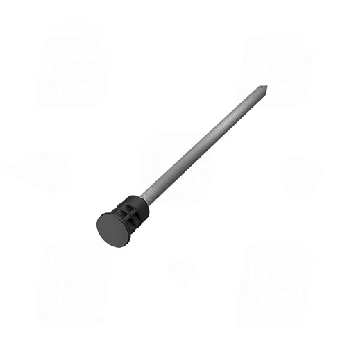 Фасадный тарельчатый дюбель с забивным распорным элементом из стали с накаткой и термоизолирующей головкой TD 8х180 M3, Evofast